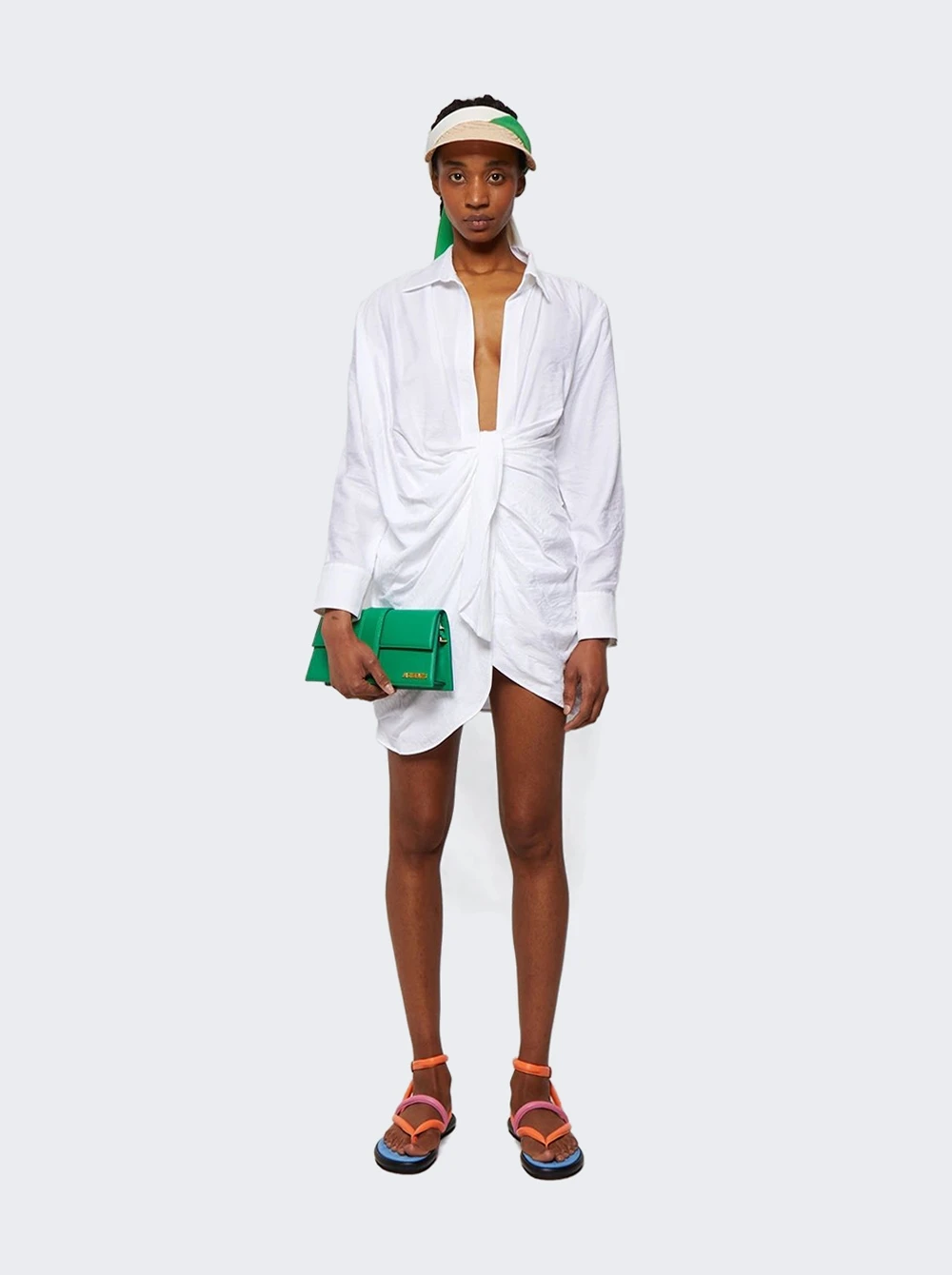 Jacquemus La Robe Bahia Mini Dress White - Image 2