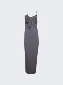 Molded Venus Dress Slate