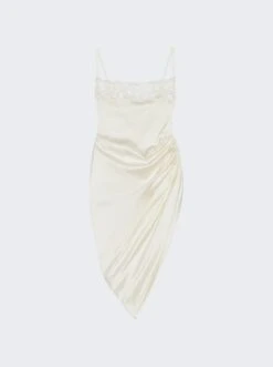 Jacquemus La Saudade Mini Dress Off-white