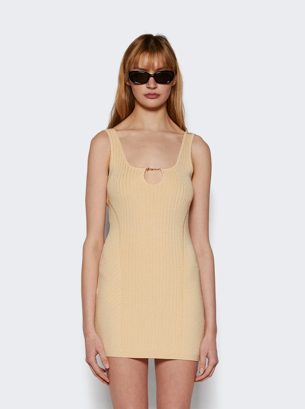 Jacquemus La Mini Robe Sierra Dress Light Ivory - Image 4