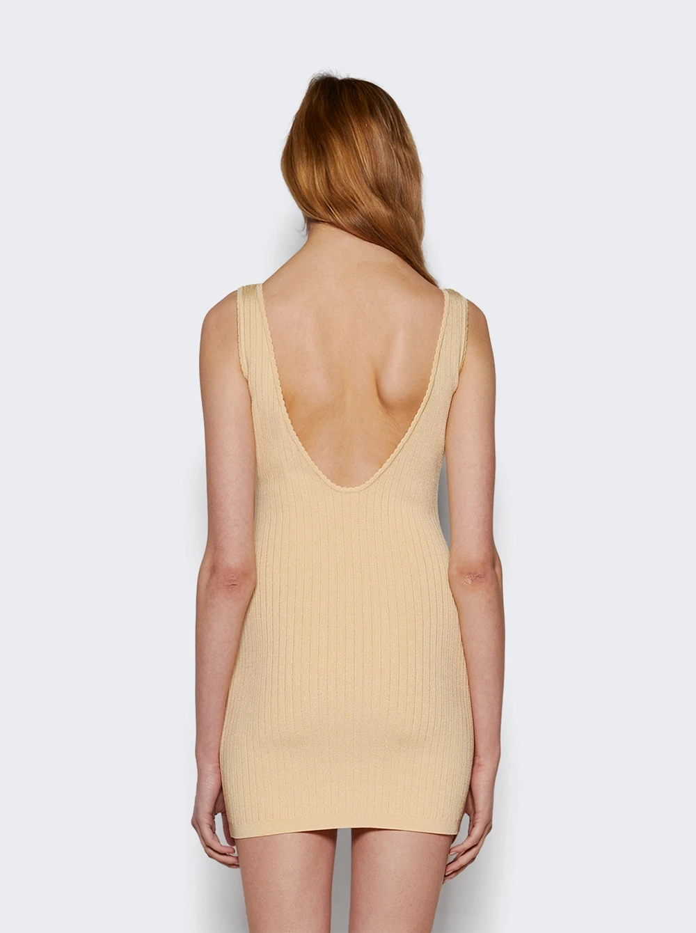 Jacquemus La Mini Robe Sierra Dress Light Ivory - Image 6