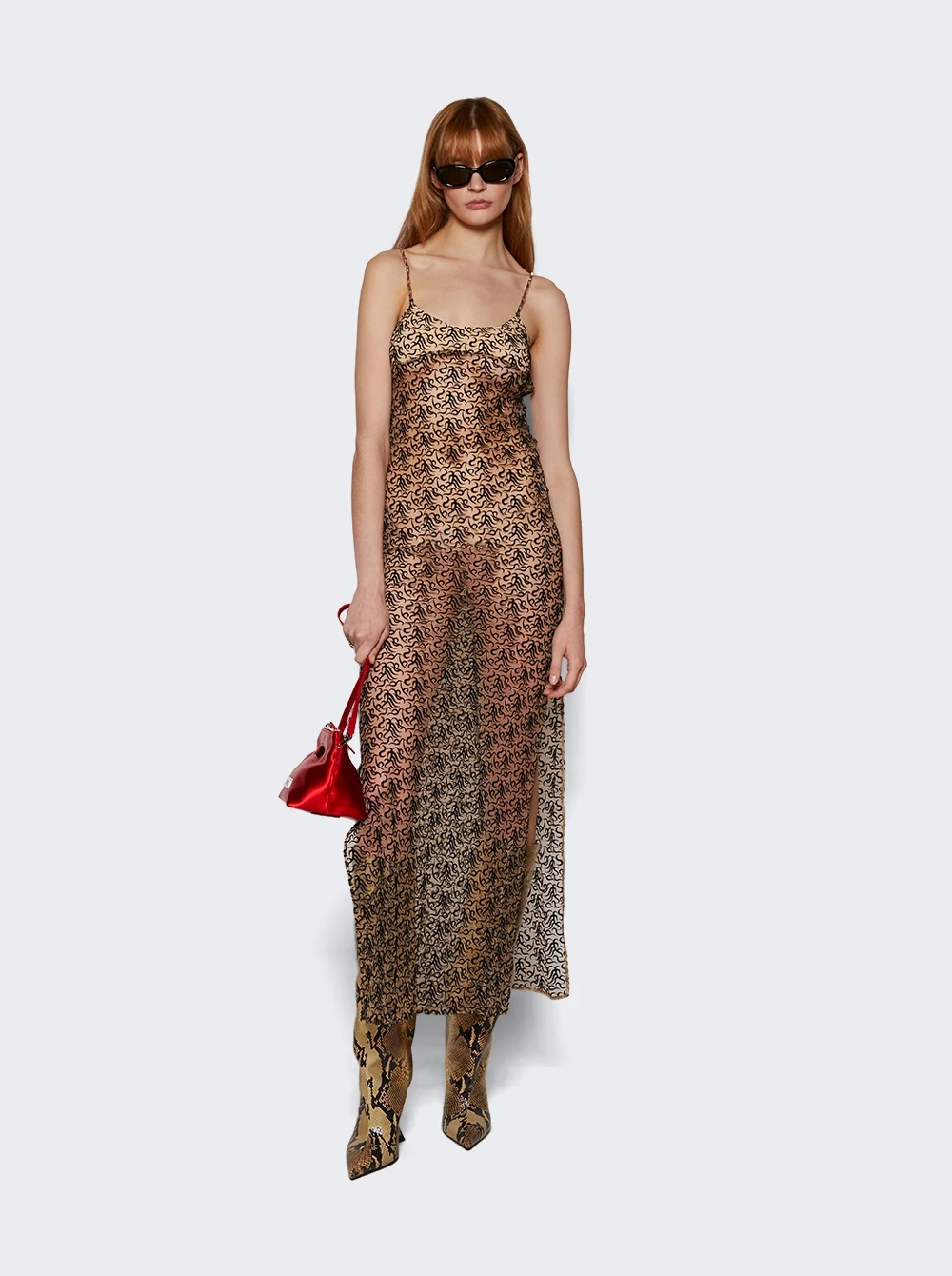 Long Dress Champagne And Black - Image 2