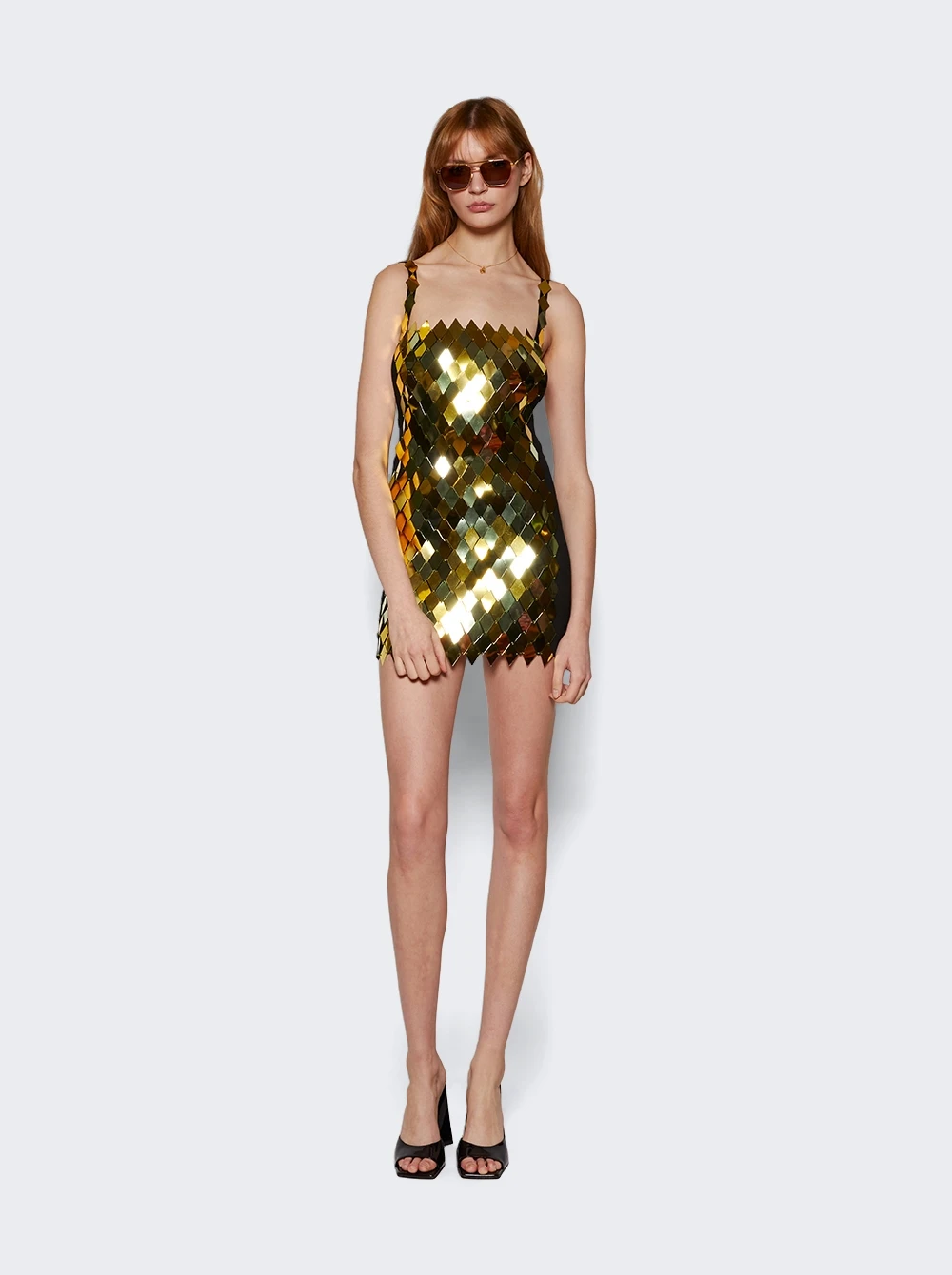 Rue Mini Dress Gold - Image 2
