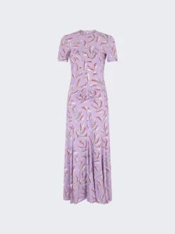 Robe Midi Dress Muguet Lavender