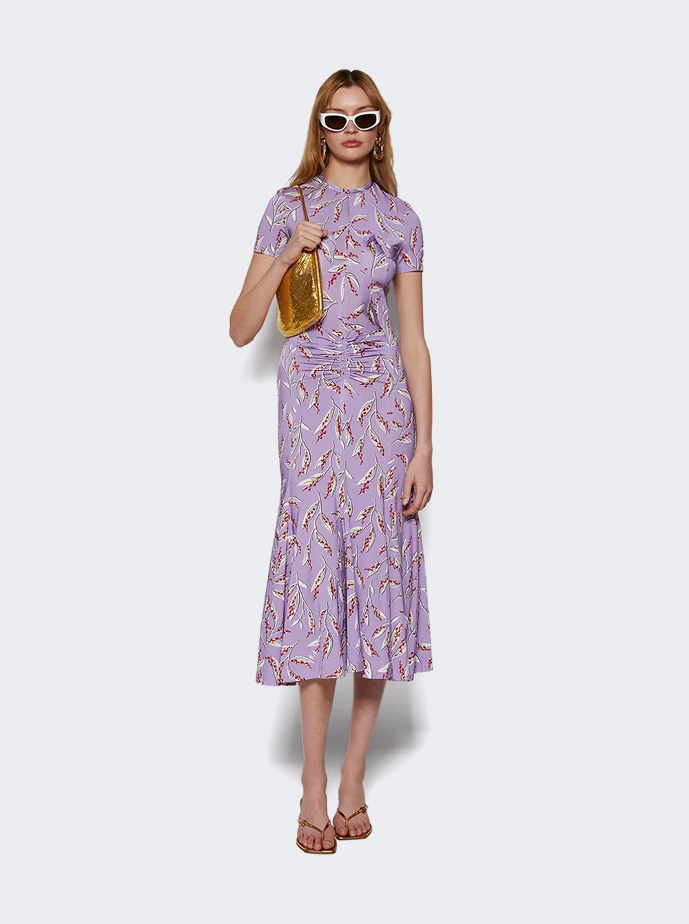 Robe Midi Dress Muguet Lavender - Image 2
