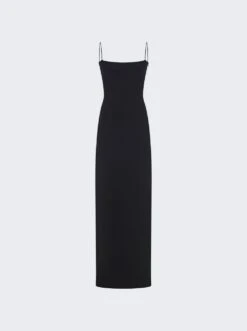 The Row Sauble Scuba Dress Black