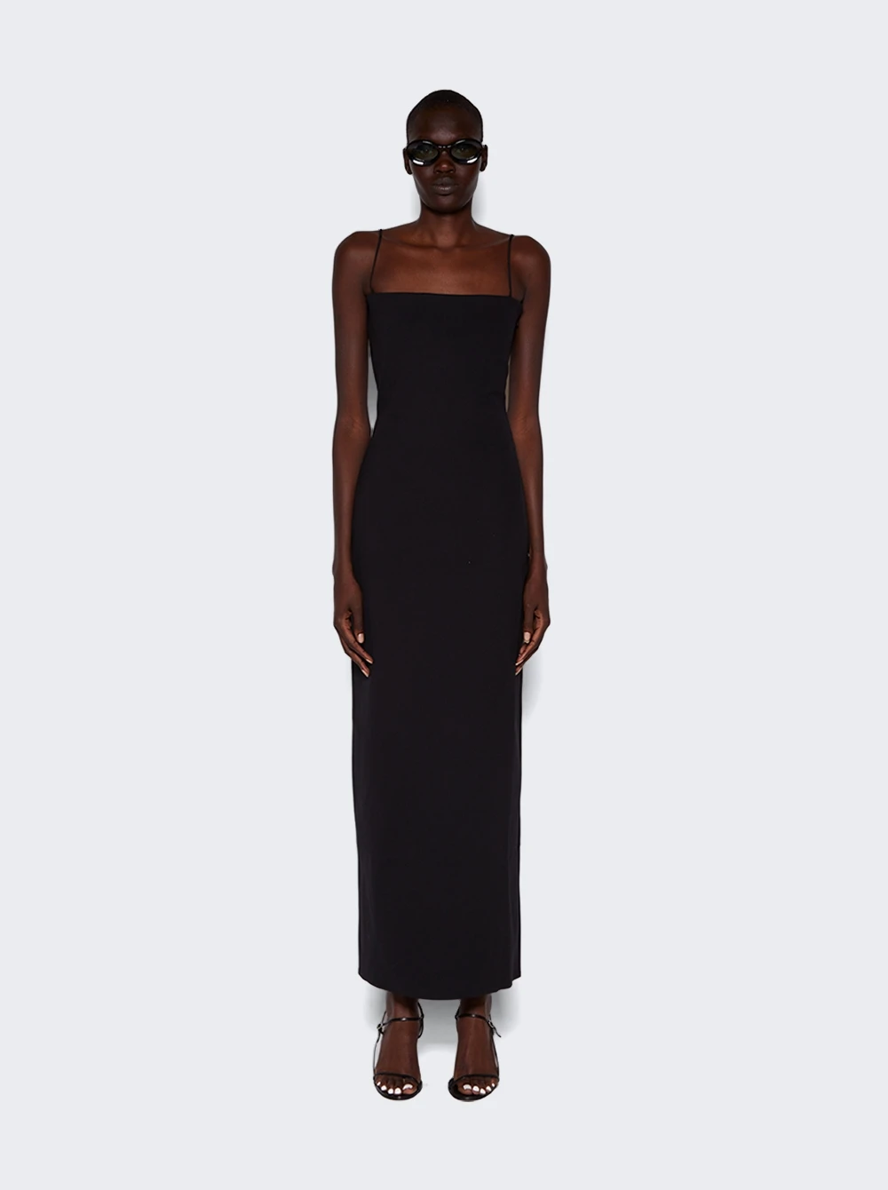 The Row Sauble Scuba Dress Black - Image 3