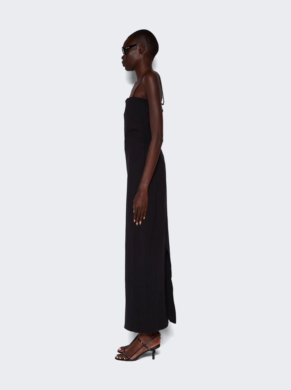 The Row Sauble Scuba Dress Black - Image 4