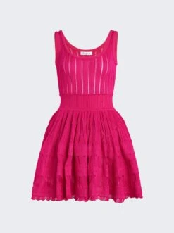 ALAIA Crinoline Dress Bougainvillea