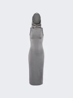 ALAIA Hooded Dress Blue