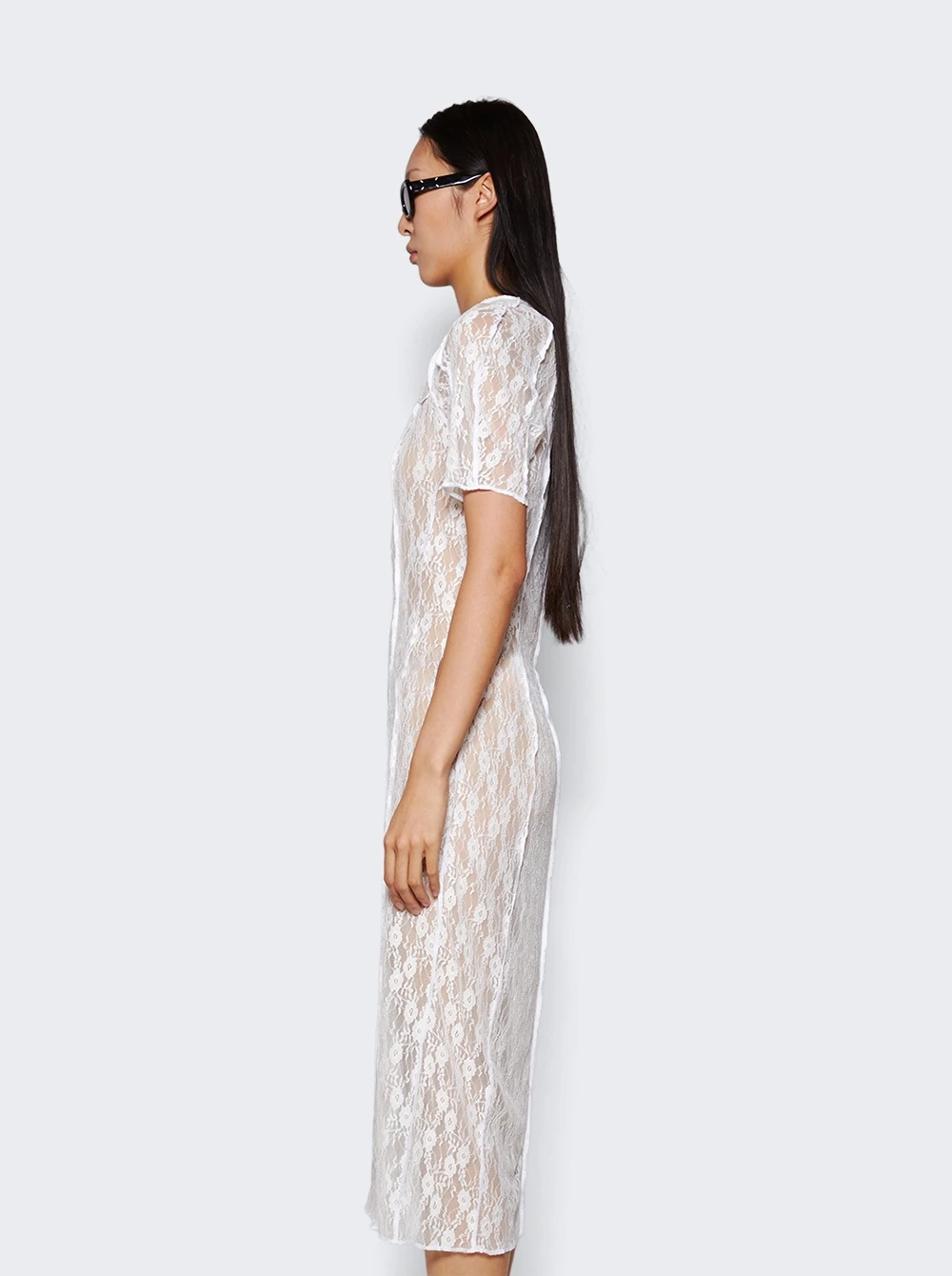 Essentia Lace Dress White - Image 4