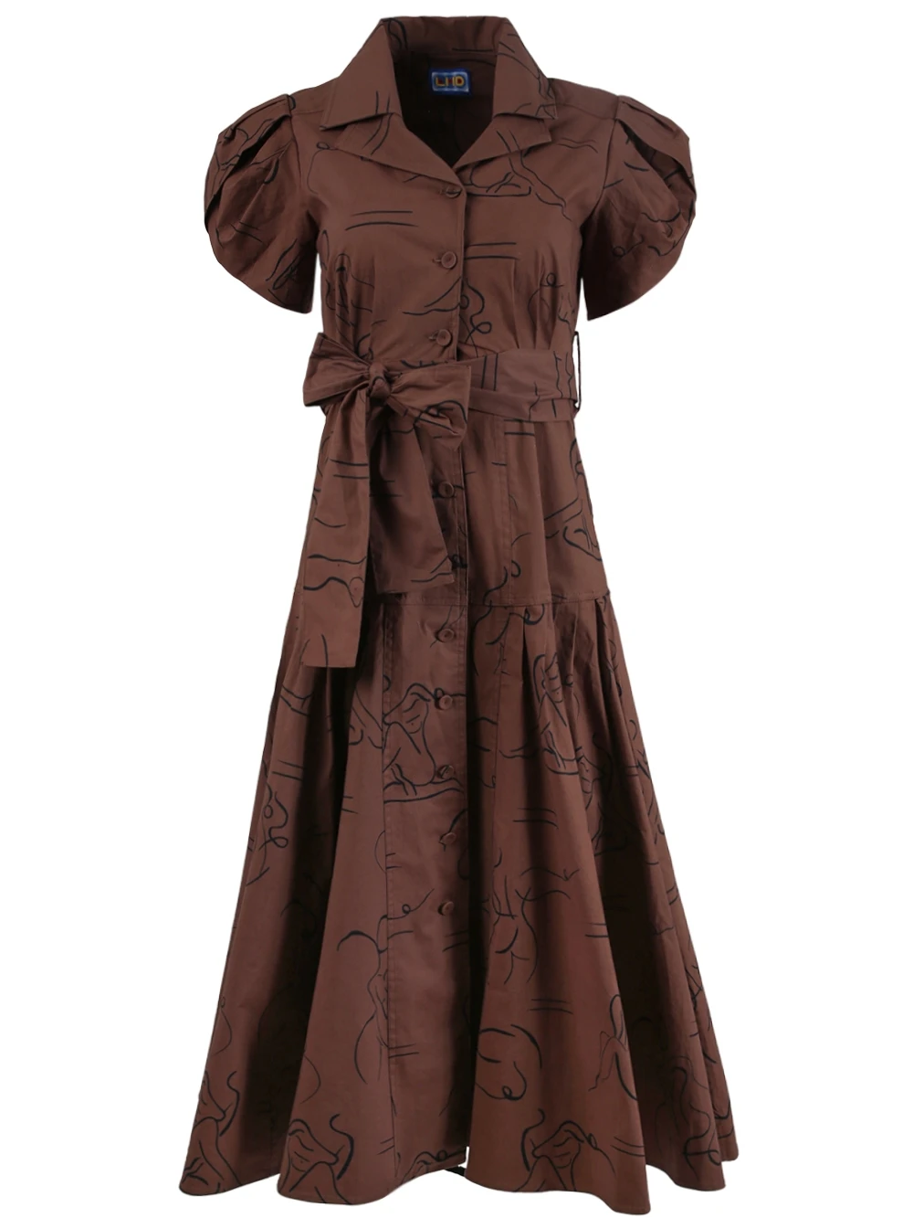 Glades Dress Nude Brown Bodies