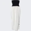 PROENZA SCHOULER Viscose Crepe Knit Dress White