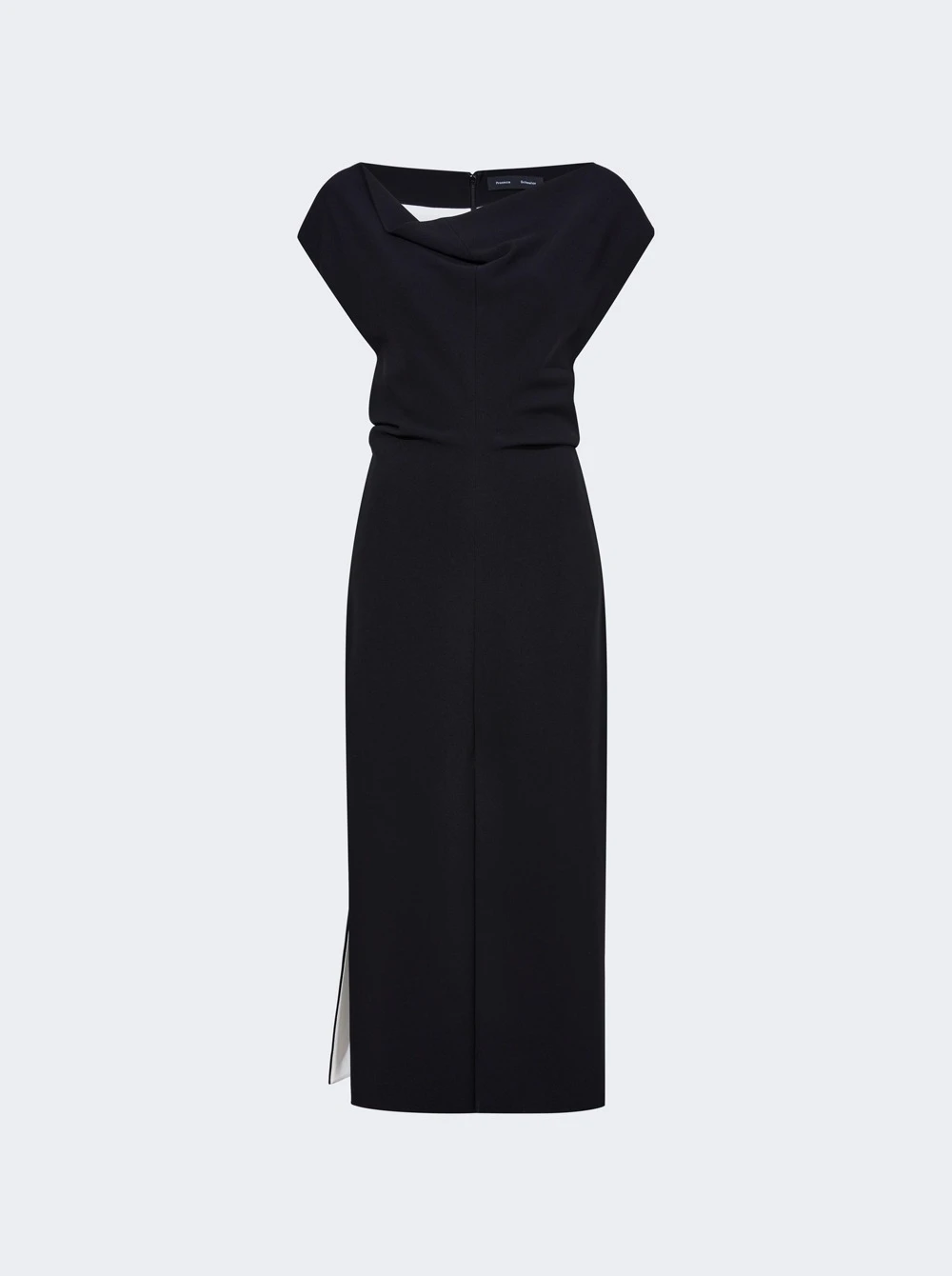 PROENZA SCHOULER Rosa Dress In Matte Viscose Crepe Black