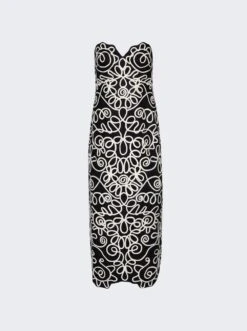 Stella Dress Black And White