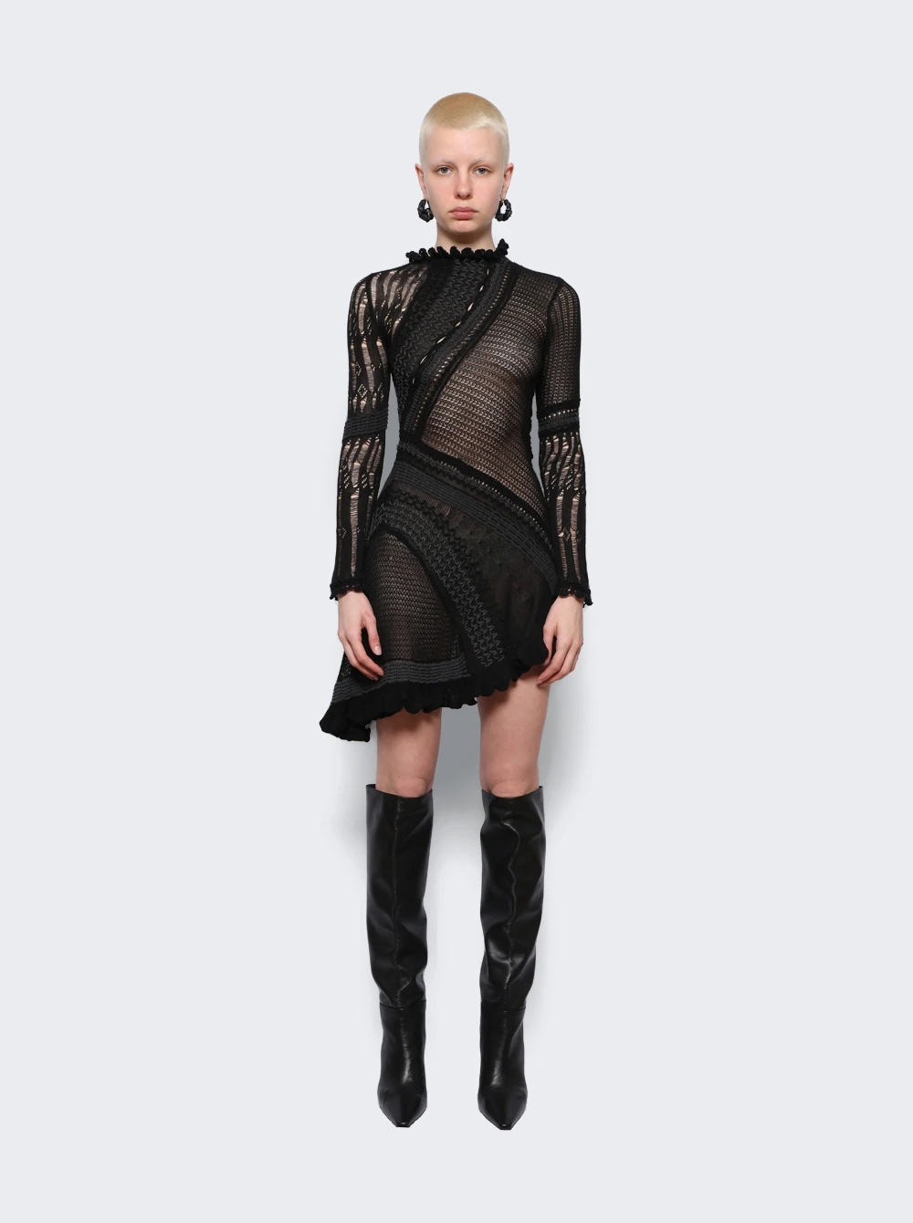 Ali Mini Dress Black - Image 3