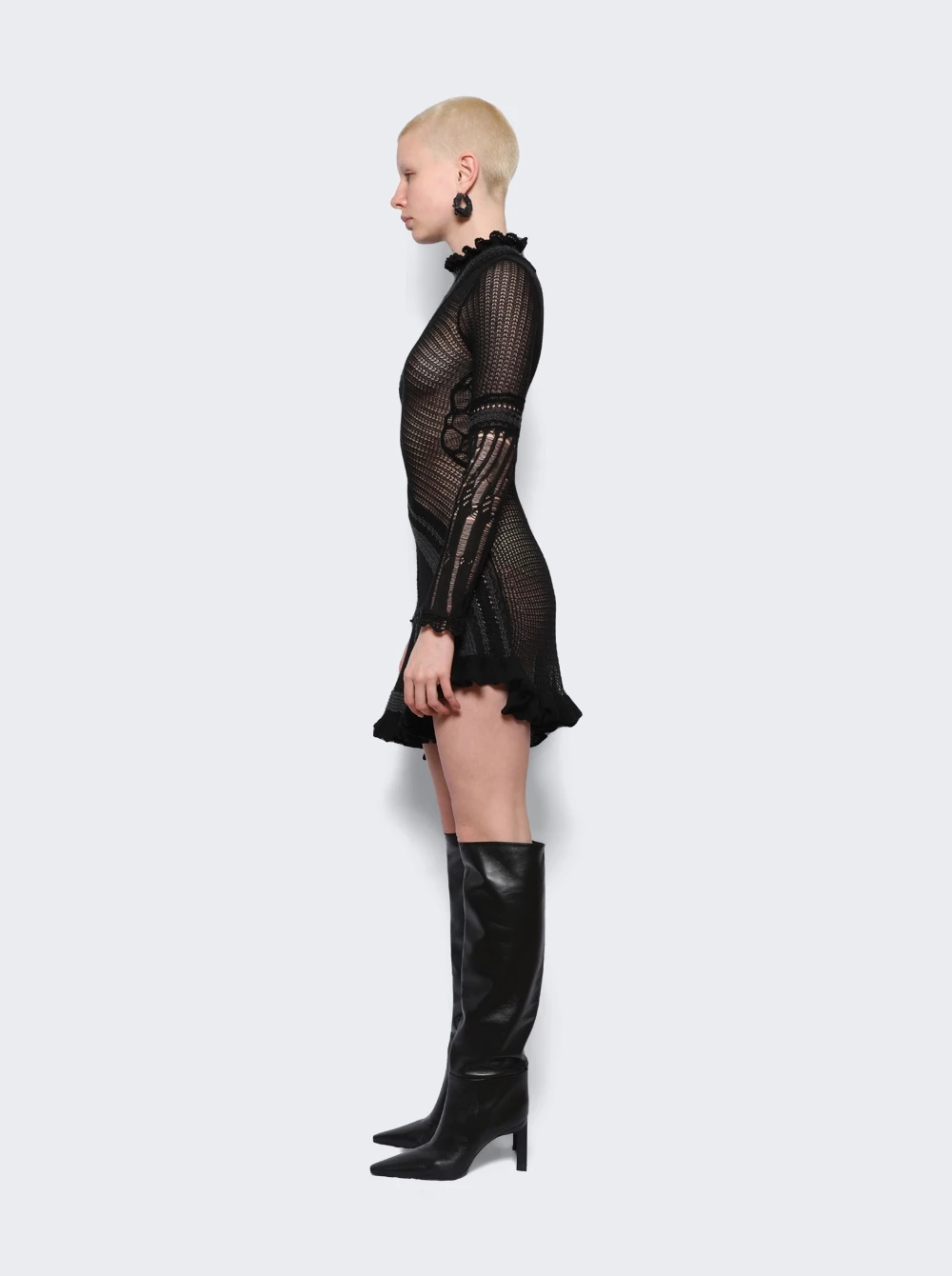 Ali Mini Dress Black - Image 4