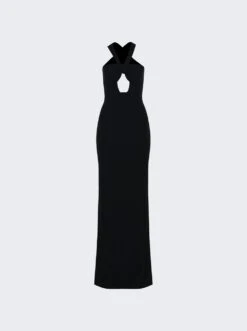 Jersey Maxi Dress Black