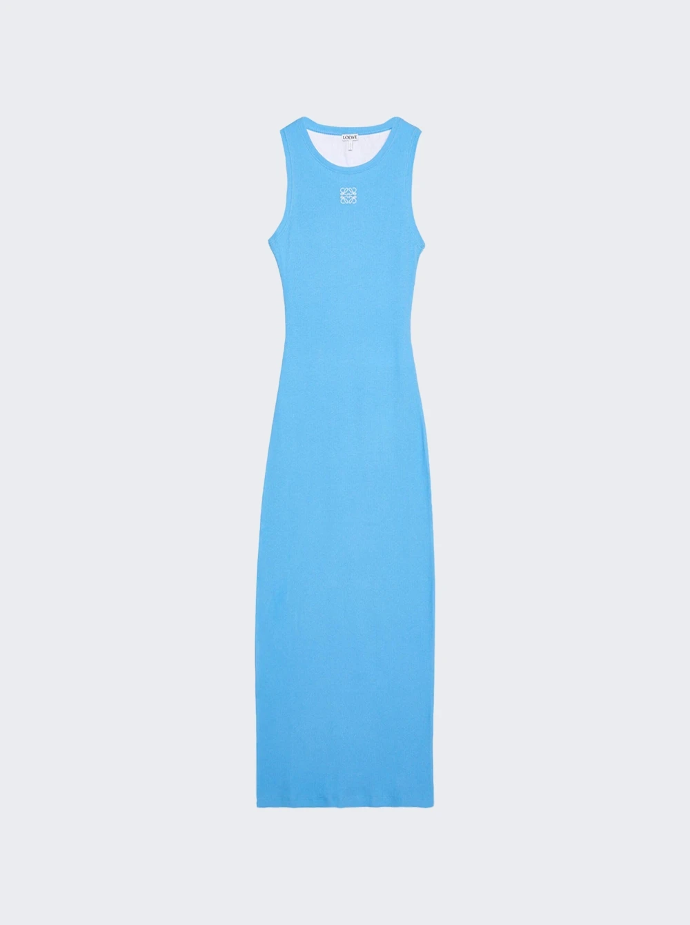 Loewe Anagram Tank Dress Medium Turquoise
