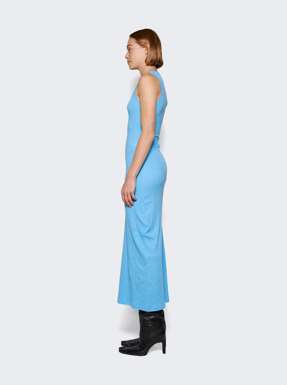 Loewe Anagram Tank Dress Medium Turquoise - Image 4