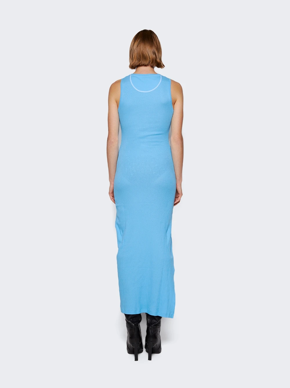 Loewe Anagram Tank Dress Medium Turquoise - Image 5