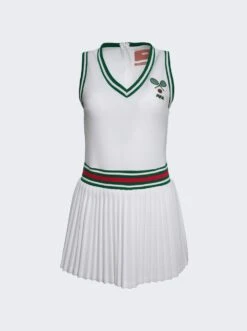 X LHD Pleated Pickleball Dress Coconut